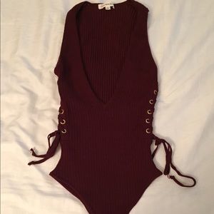 Burgundy Bodysuit ❣️